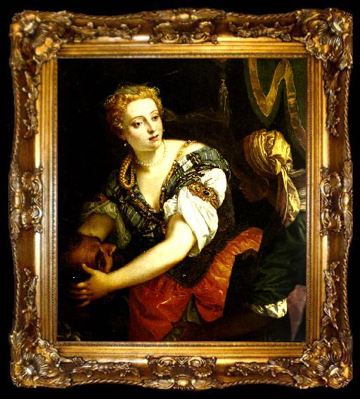 framed  Paolo  Veronese judith, ta009-2